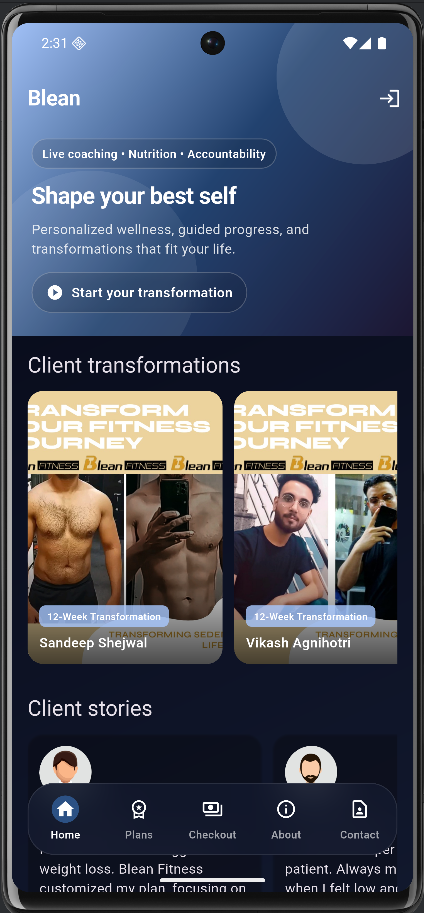 Beta Service App screenshot 1